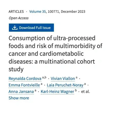 High consumption of ultra-processed foods